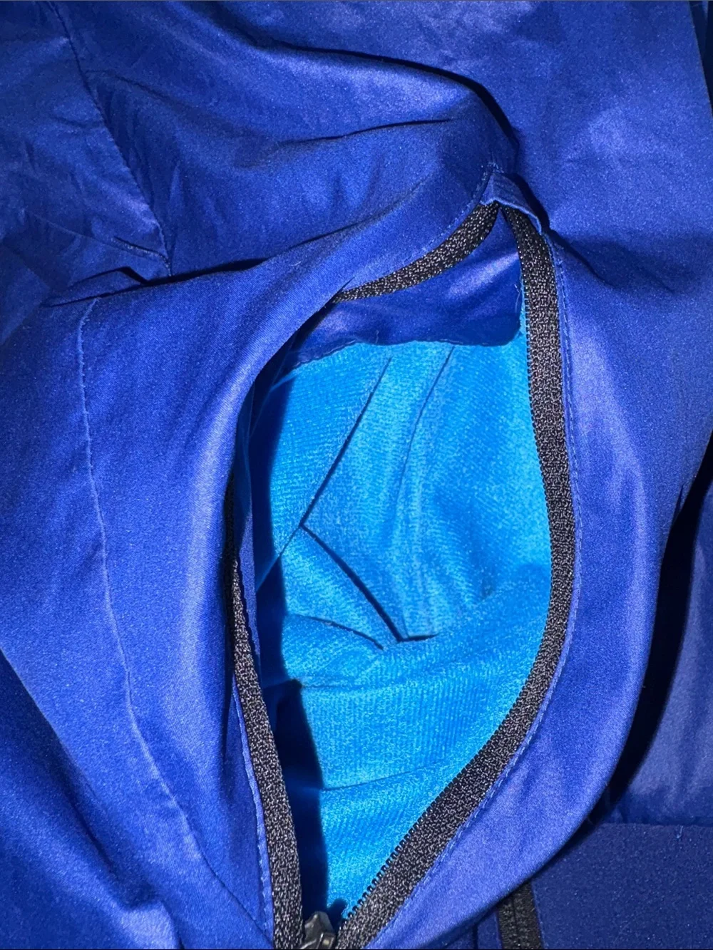 Nike Dri-FIT Men's Jacket - Royal Blue with Black Trim